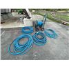 Image 2 : 3 X 100FT 1" INDUSTRIAL GARDEN HOSE, 100FT OF HEAVY DUTY 5/8 HOSE AND ROLLING HOSE CART