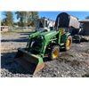 Image 2 : JOHN DEERE 4400 DIESEL TRACTOR WITH 430 BUCKET ATTACHMENT ( *HAS KEYS* )