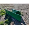 Image 1 : JOHN DEERE 84" GREEN TRACTOR SNOW PLOW BLADE ATTACHMENT