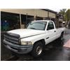 Image 2 : 1998 DODGE RAM 2500 CUMMINS TURBO, 2DR REG CAB, WHITE, VIN 3B7KC26D9WM206932