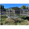 Image 1 : GALVANIZED METAL COMMERCIAL FARM ROUND BALE FEEDER