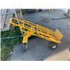 Image 1 : AMERICAN CART & EQUIPMENT YELLOW 2000LB CAPACITY HEAVY DUTY SOLID RUBBER TIRE MOBILE HAND TRUCK