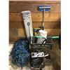 Image 1 : GROUP OF ASSORTED SHOP & YARD ITEMS-MATERIAL ROLLER/SOCKETS/SPREADER ETC.