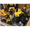 Image 3 : LARGE GROUP OF 18V CORDLESS DEWALT POWER TOOLS WITH BATTERIES & CHARGERS