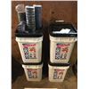 Image 1 : 4 - 20 LBS. CONTAINERS OF QUICK-SORB OIL DRY ABSORBENT & 35 ROLLS ELECTRICAL TAPE