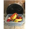 Image 1 : GROUP OF 6 "NEW" PRAWN TRAPS WITH LARGE BOX OF ASSORTED ROPE