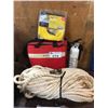 Image 1 : 200FT HEAVY DUTY BRAIDED ANCHOR ROPE,50FT BRAIDED MARINE ROPE,FIRSTAID KIT & FIRE EXTINGUISHER