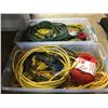 Image 1 : 2 BOXES FULL OF OUTDOOR ELECTRICAL EXTENSION CORDS-ASSORTED SIZES & GAUGE