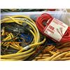 Image 2 : 2 BOXES FULL OF OUTDOOR ELECTRICAL EXTENSION CORDS-ASSORTED SIZES & GAUGE