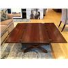 Image 3 : WOODEN COFFEE TABLE WITH 2 FOLD OUT EXTENSIONS AND AREA RUG