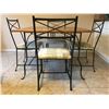 Image 2 : 5PC NATURAL & BLACK DINETTE TABLE SET