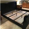 Image 2 : CHOCOLATE BROWN KING SIZE SLEIGH BED-HEADBOARD/FOOTBOARD & RAILS