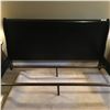 Image 3 : CHOCOLATE BROWN KING SIZE SLEIGH BED-HEADBOARD/FOOTBOARD & RAILS