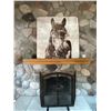 Image 1 : LARGE HORSE ART ON CANVAS FROM Z GALLERY   APPROXIMATELY 4FTX4FT LARGE EQUINE ART PIECE