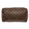 Image 4 : Louis Vuitton Brown Monogram Canvas Leather Speedy 30 Satchel Bag