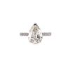 Image 1 : 3.74 ctw EGL Certified Diamond Ring - 14KT White Gold