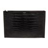 Image 1 : Saint Laurent YSL Black Crocodile Zip Pouch