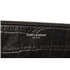 Image 5 : Saint Laurent YSL Black Crocodile Zip Pouch