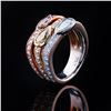 Image 2 : 1.81 ctw CENTER Diamond14K Yellow, White and Rose Gold Ring (2.92 ctw Diamonds)