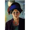 Image 1 : MACKE - Portrait Of The Wife Of The Artist With A Hat