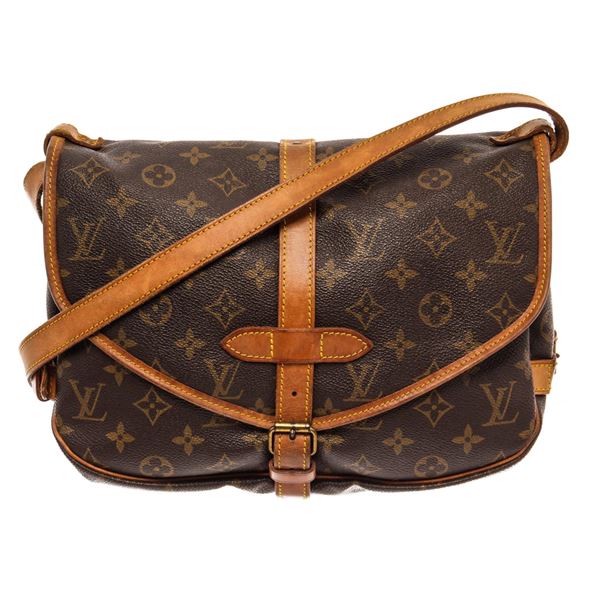 Louis Vuitton Brown Monogram Canvas Saumur 30cm Shoulder Bag