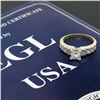 Image 2 : 18K TT Gold 2.21 ctw EGL Cert. Princess Cut Diamond Engagement & Wedding Ring Se