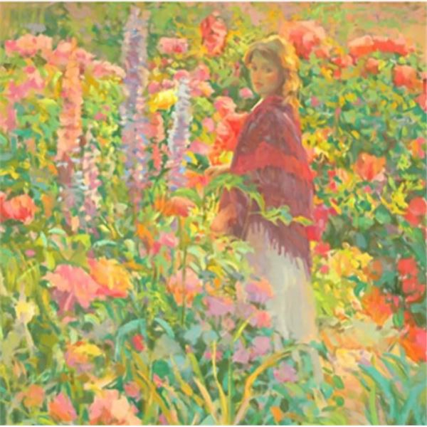 Private Garden by Don Hatfield on canvas