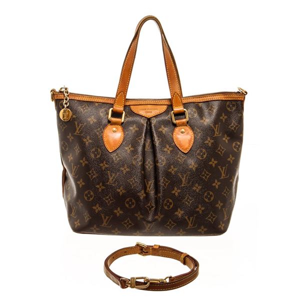 Louis Vuitton Brown Monogram Canvas Palermo PM Tote Bag