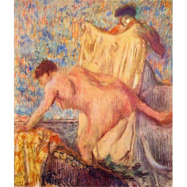 Edgar Degas - Withdrawing From The Bathtub