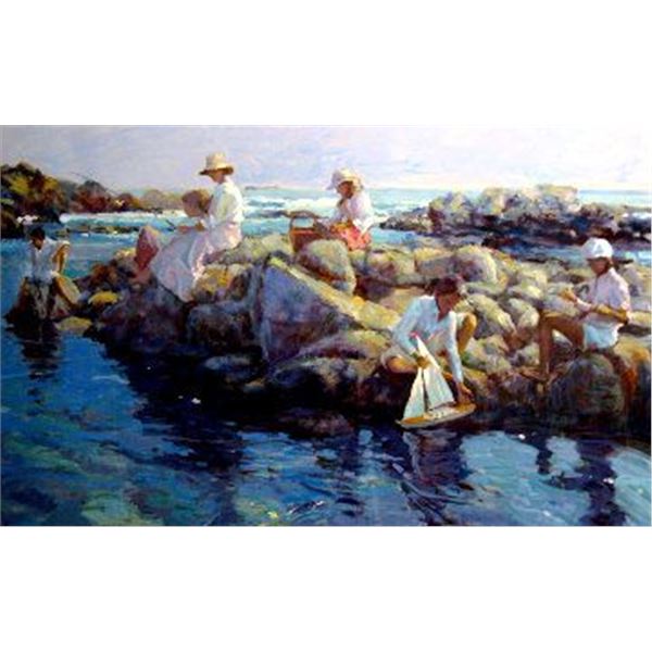 Rocky Point by Don Hatfield on paper