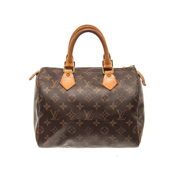 Louis Vuitton Brown Monogram Speedy 25 Handbag