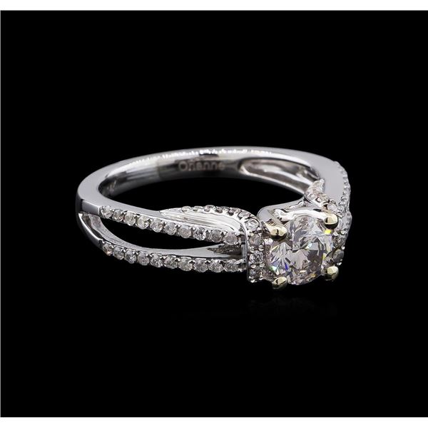 14KT White Gold 0.61 ctw Diamond Engagement Ring