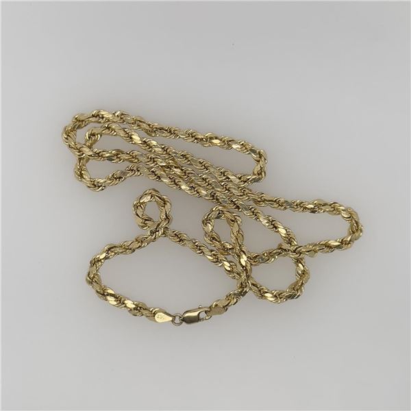 14K Yellow Gold Chain