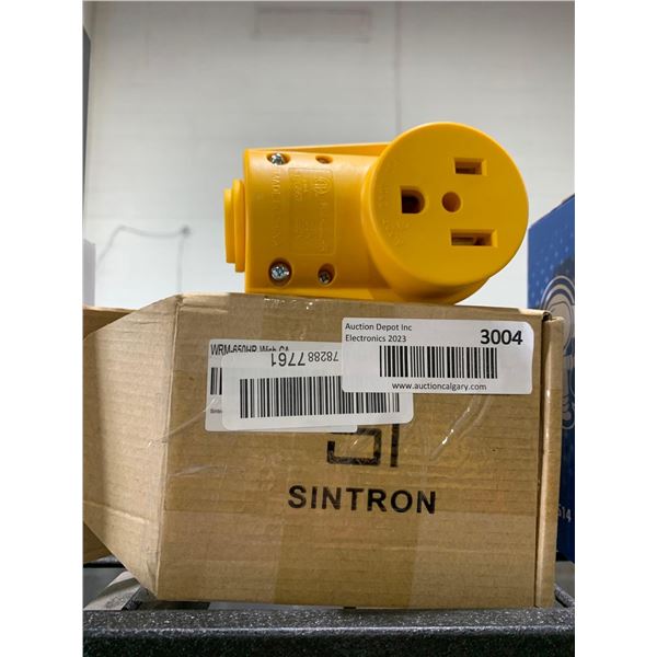 Sintron NEMA 6-50R Straight Blade Receptacle, DIY Rewirable, for Air Conditioners, Kitchen Equipment