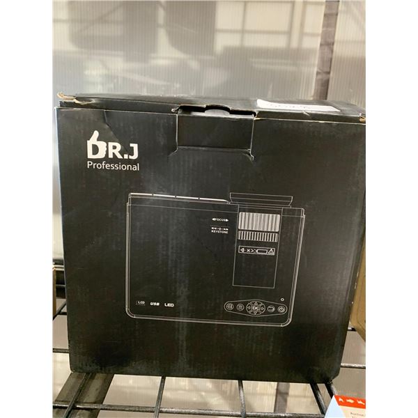 DRJ Upgrade Mini Projector Outdoor Movie Projector, Full HD 1080P Projector Supported, Compatible wi