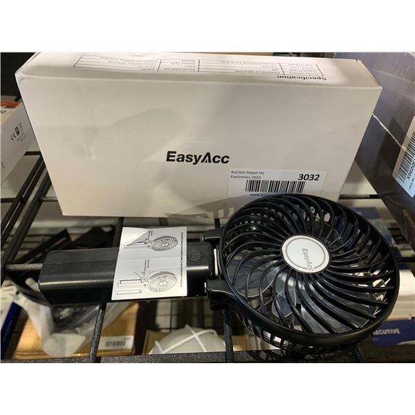 EasyAcc Rechargable Hand Held Fan