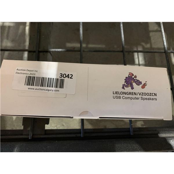 LIELONGREN USB Computer Speakers for Desktop, Laptop Speaker, PC Speaker, Small Computer Soundbar wi