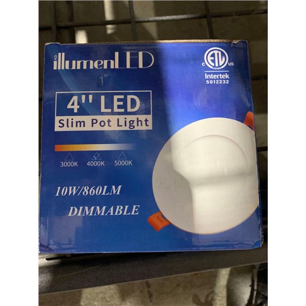 illument LED 4" LED Slim Potlight