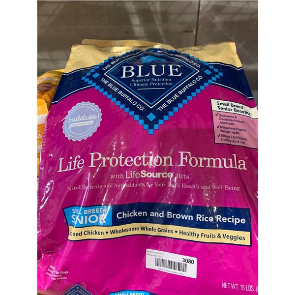 Blue Buffalo Life Protection Formula Senior Dog Kibble 15 Lbs