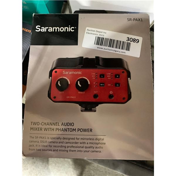 Saramonic two Channel Audio Phantom Power