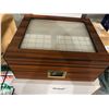 Image 1 : CIGAROL Humidor Cigar Box with Cigar Cutter, Lighter, Cigar Travel Case and other Accessories