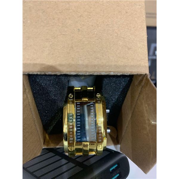 Fashion Watches Binary LED Military Mens Sport Watch