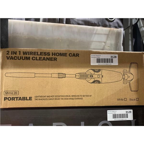 2 in 1 Wireless Home / Car Vacuum Cleaner