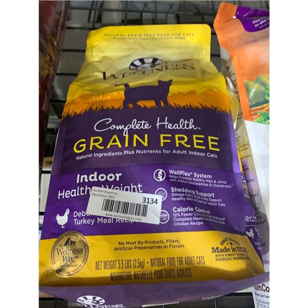 Wellness Complete Health Grain Free Indoor Cat Food 5.5lbs