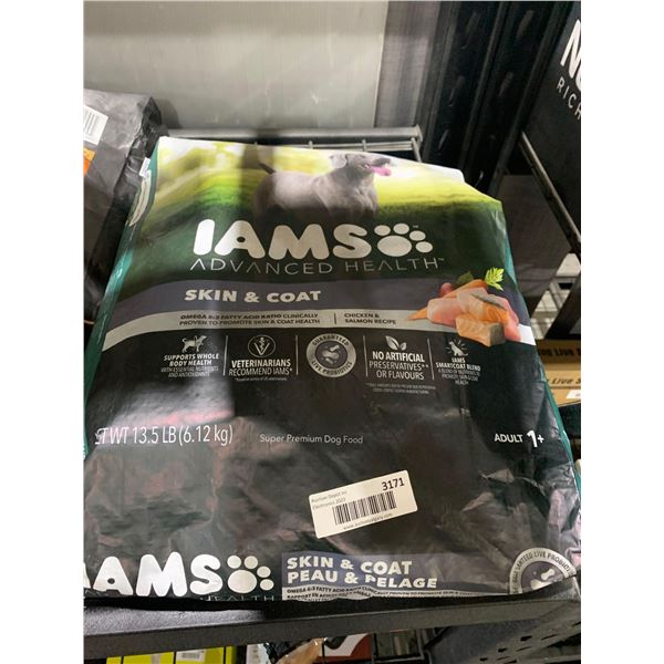 Iams Skin & Coat Dog Kibble 13.5lb Bag