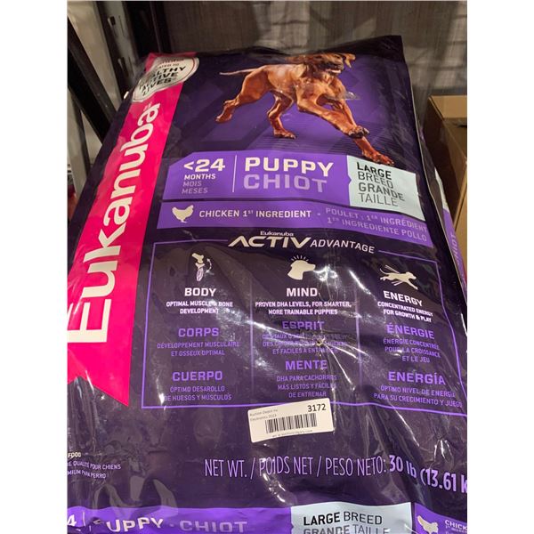 Eukanuba Puppy Kibble Large Breed 30lb Bag