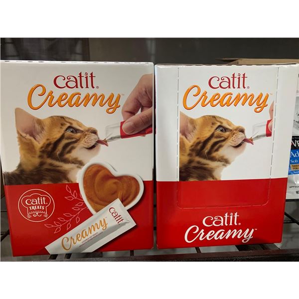 CASE LOT Catit Creamy Lickable Cat Treats 8 bags x 12 x 15g