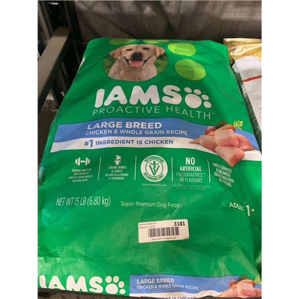 Iams Proacrive Health Large Breed Dog Kibble Adult 15lb Bag