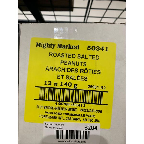 Mighty Marked Roasted Peanut 12x140g