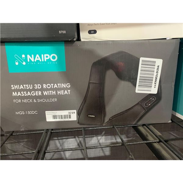 Naipo Shiatsu 3D rotation Neck Massager